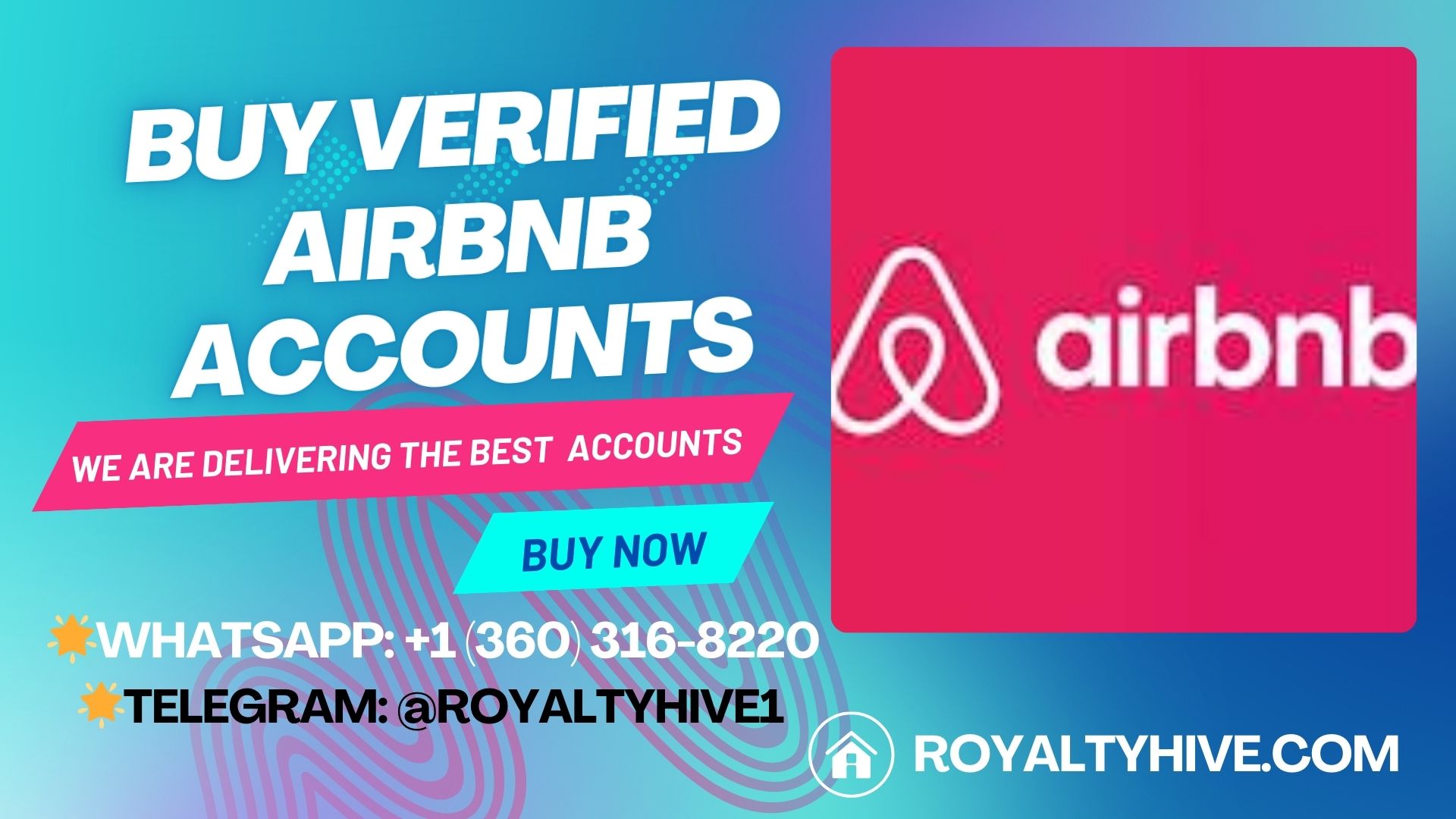 Buy verified Airbnb Accounts